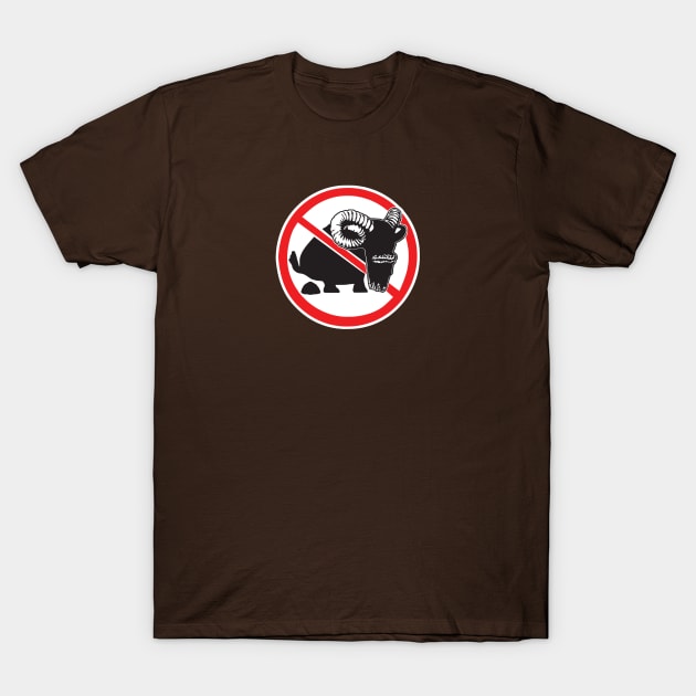 NO POODOO ZONE T-Shirt by VOLPEdesign